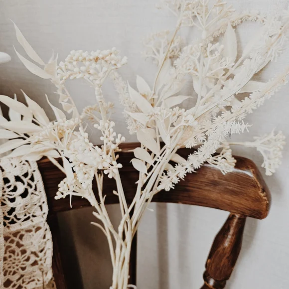 Cream Faux Flower Bundle - Picture 3 of 3